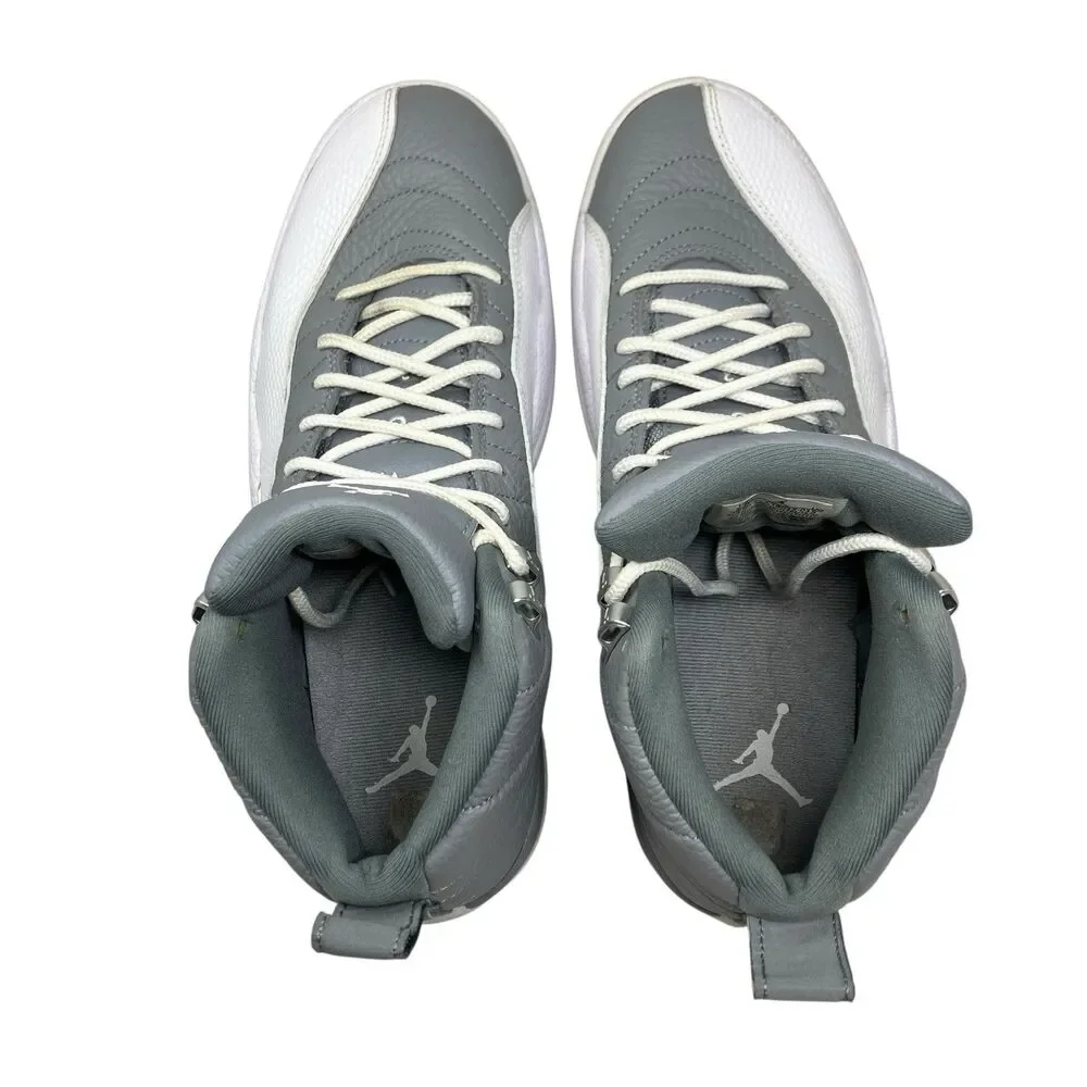 Nike Air Jordan 12 Sneakers Mens 9.5 Gray Retro Stealth Basketball CT8013-015‎
